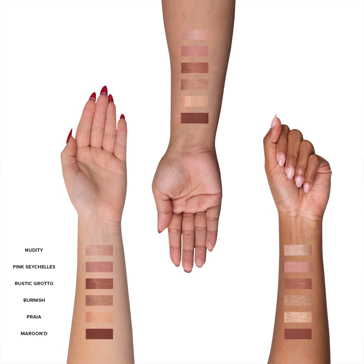 NUDE BEACH 6 PC EYE PENCIL PALETTE (SOMBRAS PARA OJOS)